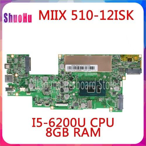 KEFU MIIX510 I5 6200U 8G For Lenovo MIIX510-12ISK MIIX 510-12ISK Notebook Motherboard CPU DDR3 Thinkpad HM87 Intel 90 Days