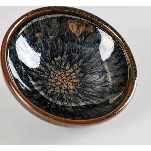 Chinese Style Ceramics Teacups Porcelain Tea Bowl for Puer Kung Fu Tea Set Pottery Tea Ceremony Teaware Accessories Drinkware