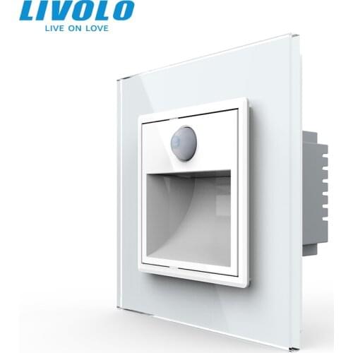 Livolo EU Standard,Porch Corridor Corner Lamp,Footlights Switch,Touch Control,Intelligent Sensor Light,Smart Home Automation