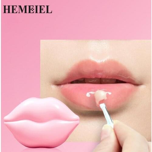 HEMEIEL Lip Sleeping Mask Moisturizing Lip Balm Lightening Lip Line Nourishing Hydrating Lip Care Lip Mask Exfoliating Dead Skin