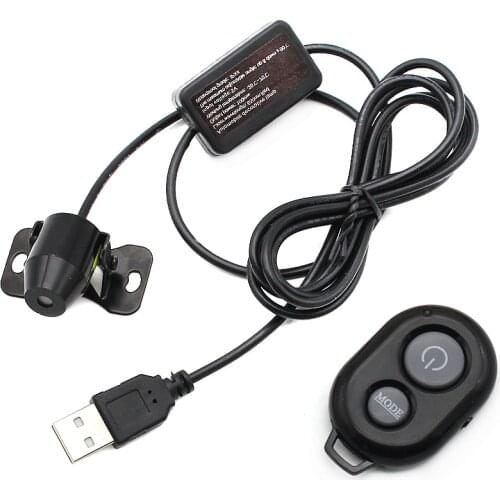 Mini USB LED Car Atmosphere Ambient Star Lights 5V DJ Laser Projector Music Sound Remote Control Lights Vehicle Ceiling Lamp