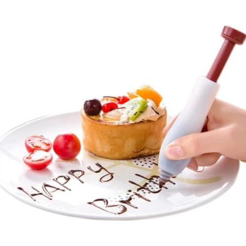 MOSEKO Silicone Food Writing Pen Chocolate Decorating Tools Cake Mold Cream Cookie Icing Pastry Nozzles Kitchen Accessories