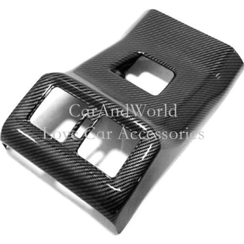 For 2019 2020 Toyota RAV4 Row Rear Air Condition Outlet Vent Frame Cover Trim ABS Chrome Sticker Car Molding Garnish Accessories