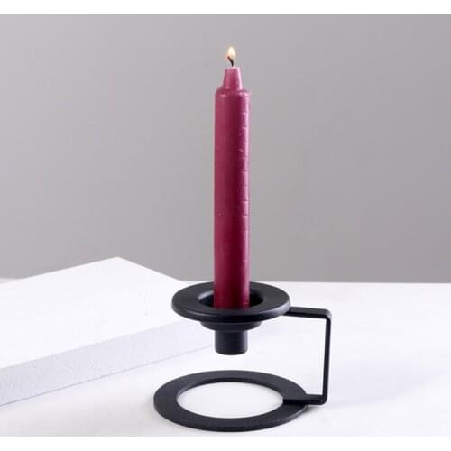 NEW Metal Vintage Style Candlestick Stand Candle Holder Wire Tea Light Candle Holder Candlestick Desktop Decor for Home Office