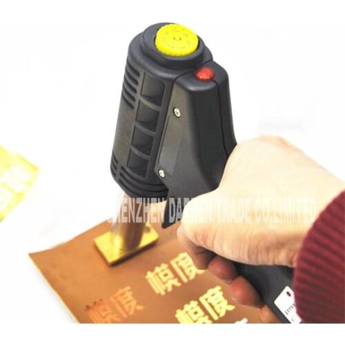 New arrival 220V Soldering Iron 300W Hand Holding Machine Small Manual Bronzing Machine for Wood PU Leather Cake Handbags, etc