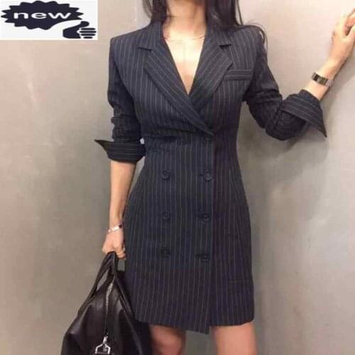 New Fashion Women Plaid Party Elegant Suit Long Sleeve Work Blazer Ladies Dress Suits Slim Fit Female Plus Size
