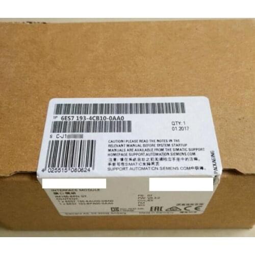 Original In New box 6ES7193-4CB10-0AA0