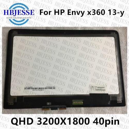 Genuine 13.3" QHD LTN133YL06-H01 LTN133YL04-P01 LCD Touch Screen Display Assembly for HP Envy x360 13-y 13-y013CL 914608-001