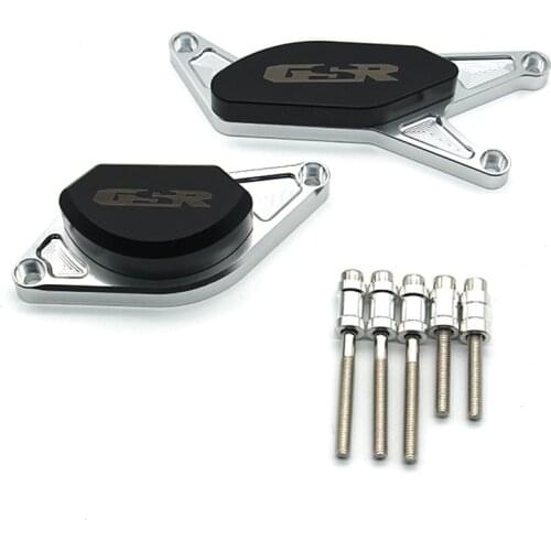 For SUZUKI GSR750 GSR400 GSR600 GSR 400 600 750 CNC aluminum +POM Full Set Engine Crash Pads Frame Sliders Protector