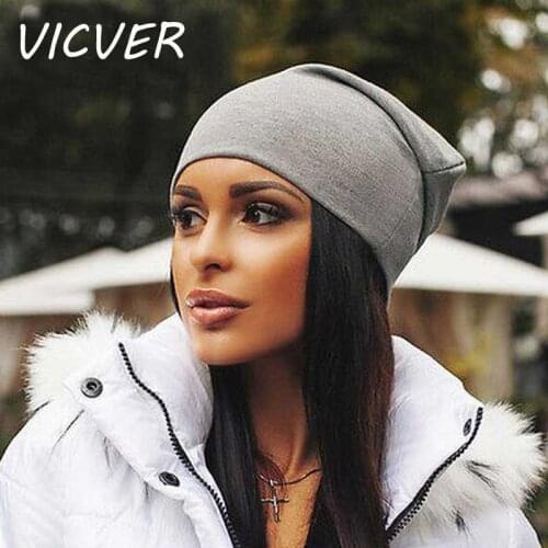 Casual Beanie Hats For Women Skullies Beanies Thin Cap 2018 Fashion Men Solid Color Hip-hop Hat Slouchy Unisex Baggy Turban Cap