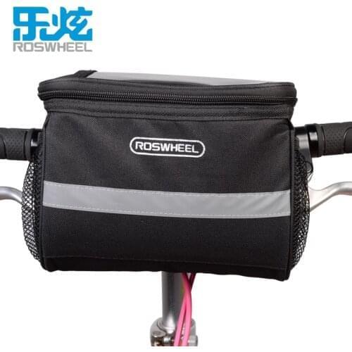 ROSWHEEL Bicycle Bag Bike Front Frame Handlebar Bag Bicycle Head Bag Touch screen PVC Phone bags Accessories