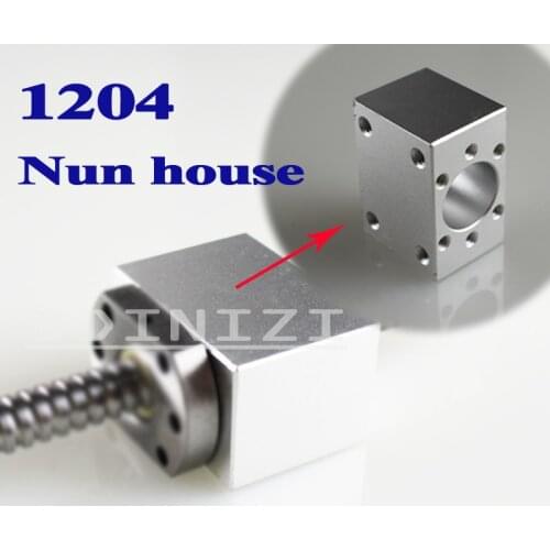 3pcs SFU1204 Ballscrew Nut Housing Aluminium Mounting Bracket For CNC Ballscrew Ballnut