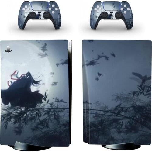 Classical Style PS5 Disc Edition Skin Sticker for Playstation 5 Console & 2 Controllers Decal Vinyl Protective Skins Style 1