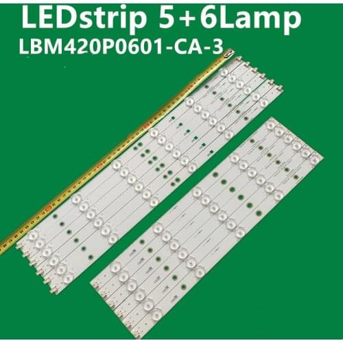 LED backlight strip 11 Lamp for PHILIPS 42'' TV LBM420P0601-CA-3 LBM420P0501-CB-4 42PFL3208H/12 42PFL3008D/78 42PFL3108K/12
