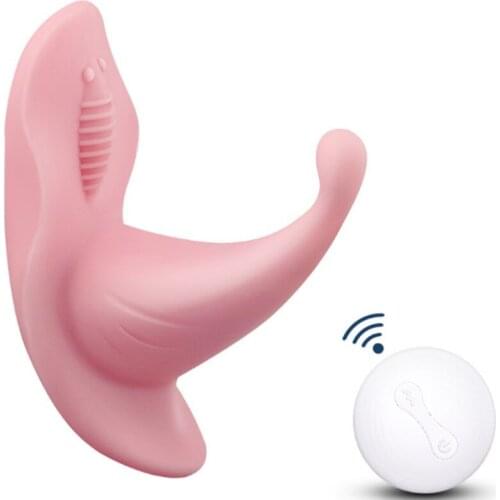 G spot Clitoris Vibrator Wearable Butterfly Strap On Dildo Sex Products Adult Toys For Women Masturbation Vibrating Egg Wireless