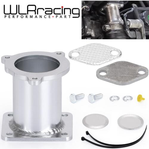 WLR RACING - Aluminum EGR Removal Kit Blanking Bypass For BMW 5 Series E60 E61 E61N 520i 525d 530d 535d Delete Kit WLR-EGR08