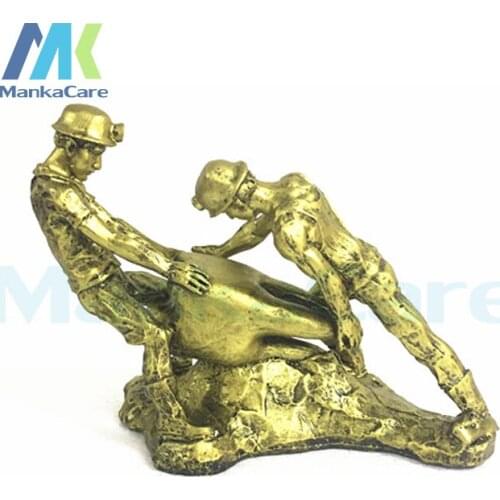 Golden Color Dentist Gift Crafts Toys Dental Artware Teeth Handicraft Dental Clinic Decoration Furnishing Articles