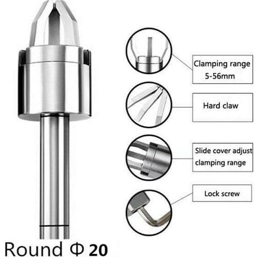 1PC High Quality CNC Lathe Puller Automatic Lathe Feeder Pulling Claw Clamp Round Handle 20mm DURABLE New