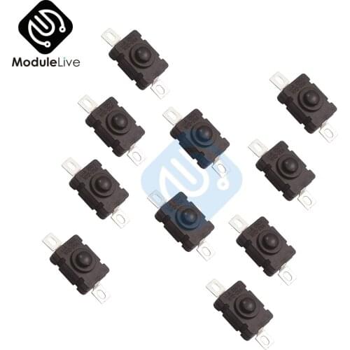 10PCS 18*12MM 18X12MM KAN Flashlight Switch 1.5A 250VAC Self Locking Patch Type Push Button Switch Tiny Switches KAN-28