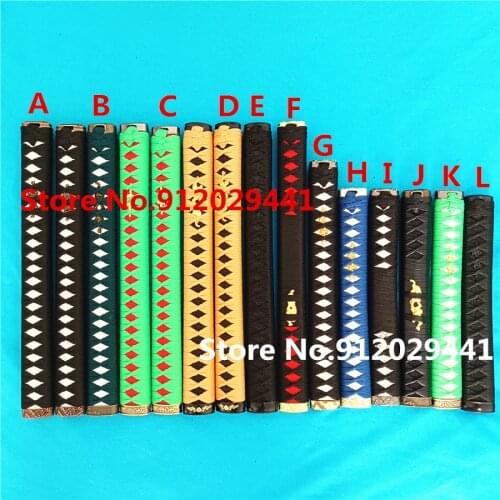 15CM*20CM*26CM*30CM*35CM* Handmade Japanese Samurai Sword Handle Set Kirsite Tsuka/Fuchi Kashira Nice Katana/Wakizashi DIY Acces