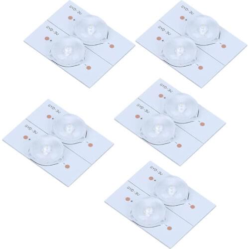 20pcs SMD Lamp Beads Fiberglass Board with Optical Lens Filter for TV Repair Mirror Laser