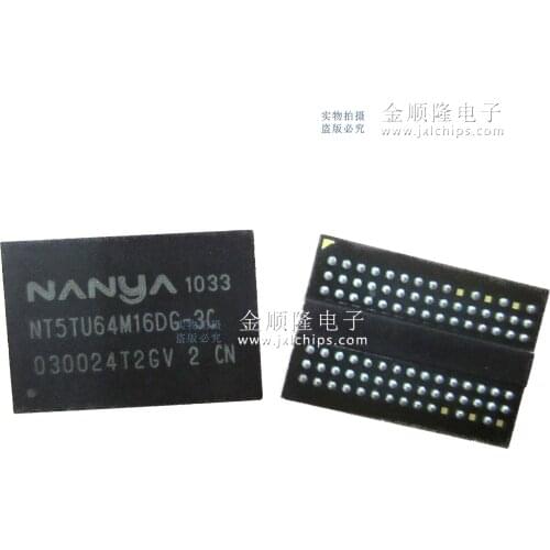 5pieces NT5TU64M16DG-3C NANYA DDR BGA