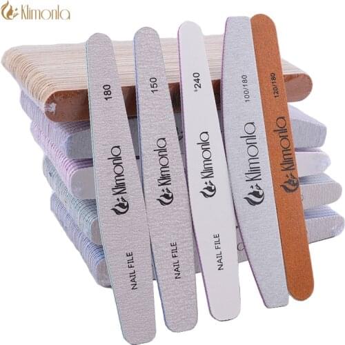 50pcs Mix Design Sanding Nail File Wood Sandpaper Nail Buffing Block For Salon Grinding Polishing Manicure Pedicure Care Tools