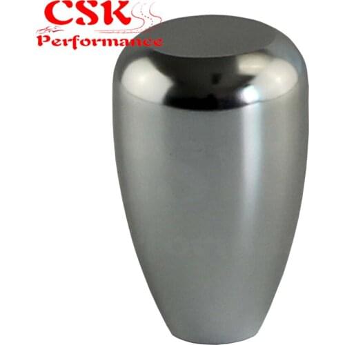 Aluminum Car Shift Gear Knob Fits For BMW E30 E36 E39 E46 M3 M5 3-Series 5-Series Silver