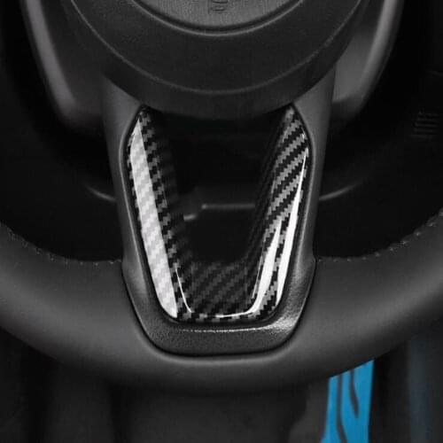 For Mazda 2 Demio 3 6 CX-3 CX-5 CX5 CX 5 CX8 CX-9 Axela ATENZA 2017 2018 2019 Car Steering Wheel Covers Trim Sticker Accessories