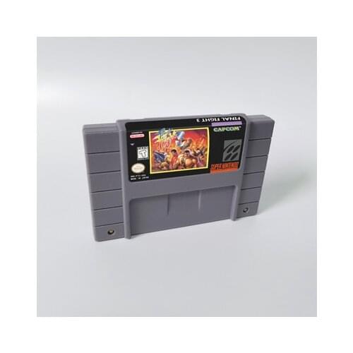 Final Fight or Final Fight 2 or Final Fight 3 or Final Fight GUY- Action Game Card US Version English Language