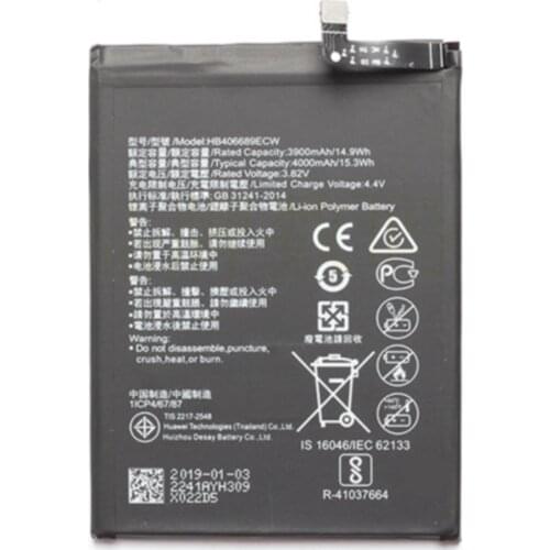 HB406689ECW replacement Battery For Huawei Y9 2019 electric board JKM-LX1 LX2 LX3 mobile phone battery