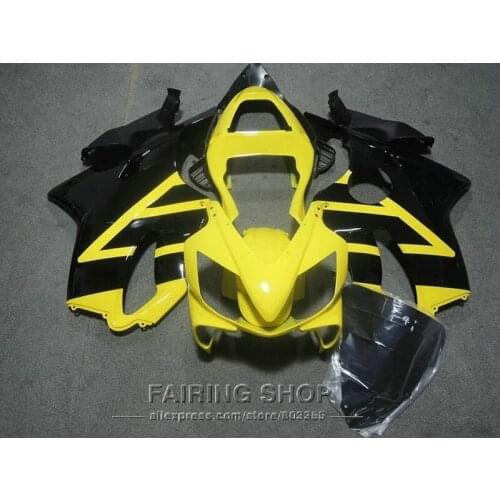 Fairing kit for Honda Fairings CBR 600F 4i 2003 2002 2001 ( Yellow ) cbr600 f4i 01 02 03 High quality ll97
