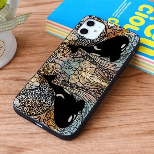 For iPhone Orca Soft TPU border Apple iPhone Case