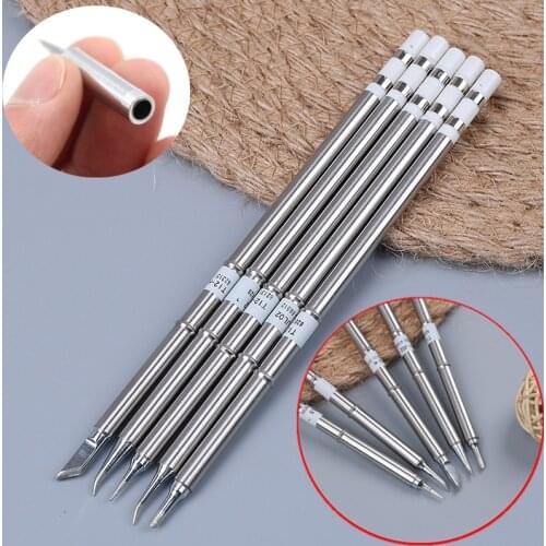 T12 BC2/J02/JL02/KR/ILS Soldering Iron Tips For Soldering Rework Station Replacement 1/64 ETS Tip WES50/WES51 900M-T-SI