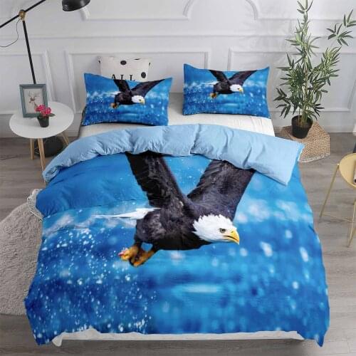Eagle Flying Across Ocean Bedding Set 3D Printed Duvet Cover Sets Comforter Bed Linen Twin Queen King Single Size Dropshipping