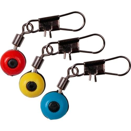 20Pcs/Lot Space Beans Fishing Float Bobber Space Beans Connectors Sea Saltwater swivel safty pin lure Fishing Tools