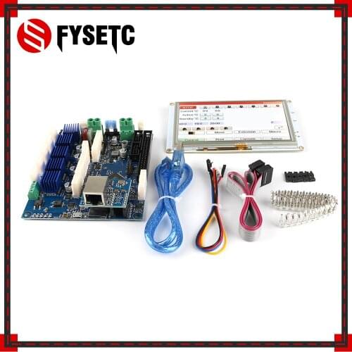 Clone Duet 2 Ethernet Advanced 32 Bit Electronics + 7'' 7 inch PanelDue 7i Integrated Colour Touch Screen Controllers