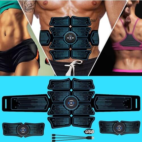 Muscle Abdominal Stimulator Trainer Total ABS Fitness Equipment Training Gear Muscles Press Simulator Muscle Training Gym Tools