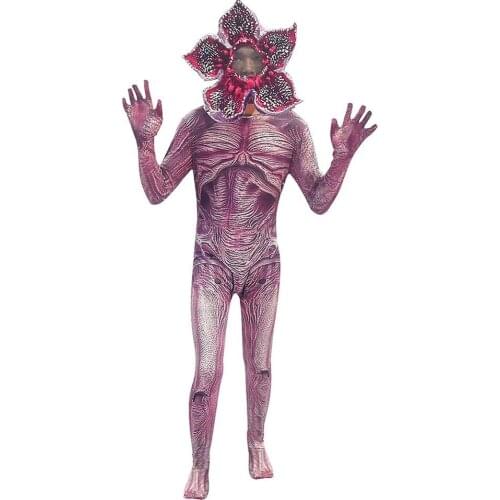 Stranger Cosplay Things Season 3 Demogorgon Cosplay Costume Horror Outfit Jumpsuit For Kids Child Halloween Carnival Costumes