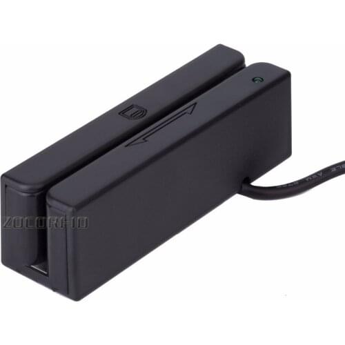 Universal Magnetic Card Reader MS90 USB interface Stripe Bidirectional Vip card reader for all 3 tracks