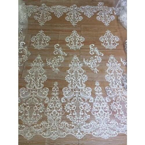 High Class S-81411 Embroidered Tulle Lace Fabric 5Yards Hot Sale French Net Lace Fabric