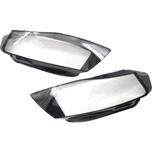 1Pair Car Headlight Lens Cover Fits for Audi A4 2009-2012 B8 Clear Lens Cover Pack of 2 Head Light Lamp Lens Cover Replace