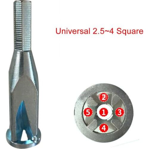 2.5~4 Square Universal Quick wiring Cable Connector Wire Twisting Tool Stripper For Electrical Power Hand Drill