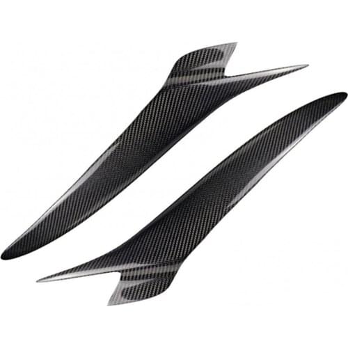 2Pcs Carbon Fiber Car Headlight Eyelid Eyebrow Trim for MAZDA RX8(2004-2008)