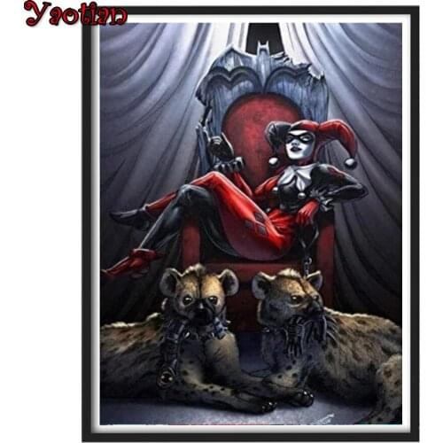 Diamond painting Classic movie character clown girl 5D diamond embroidery sale diamond mosaic picture rhinestone art decor