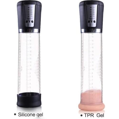 MLSice USB Rechargeable Automatic Electric Penis Pump Developer Penis Extender Dick Enlarger Enhancer Exercise Sex Toy for Men