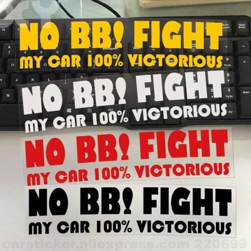 NO BB ! Jdm Decal Truck Bumper Window Car Sticker Truck Vinyl Decal 9" * 2" Waterproof Car Stickers And Vinyl Decals