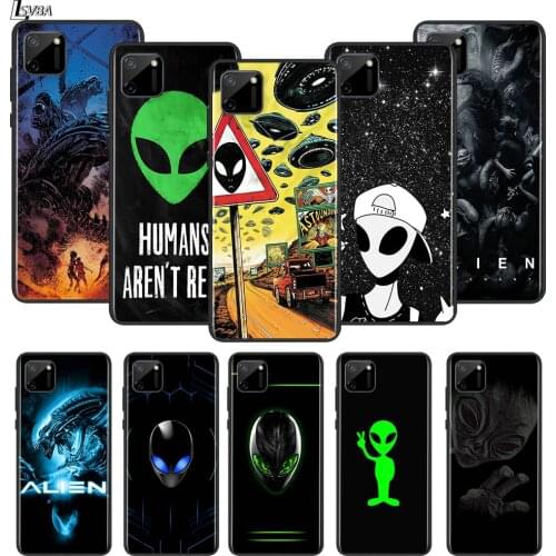 Cool Alien UFO For OPPO Realme C2 C3 C11 C12 C15 C17 X2 X3 X7 XT X50 Q2 Q2i V3 V5 V15 Pro Phone Case