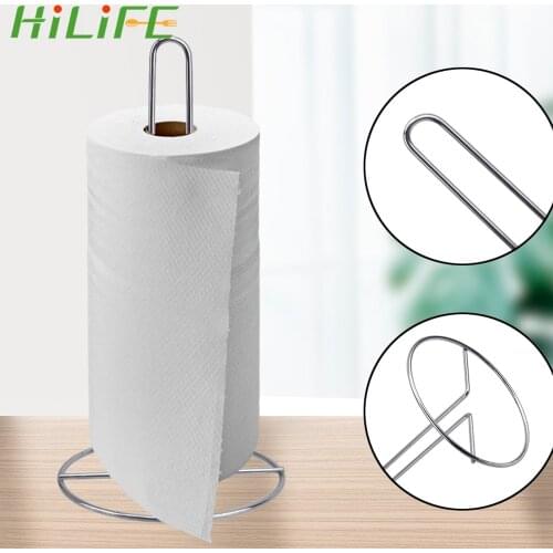 HOOMIN 31*15cm Toilet Roll Stand Kitchen Roll Paper Accessories Bathroom Towel Hook Toilet Paper Holder Tissue Towel Rack