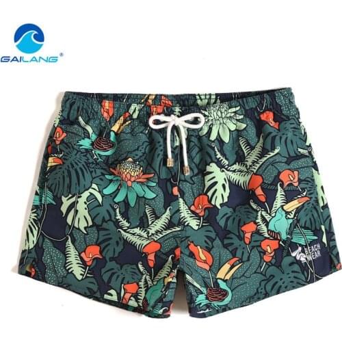 Gailang Brand Mens Casual Summer Beach Swimwear Shorts Boardshorts Men Quick Dry Swimsuits Board Short 2020 Man Jogger Trunks